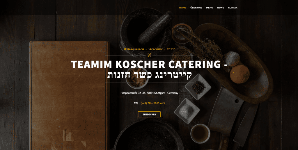Teamim - Kosher Catering in Stuttgart Comming Soon
